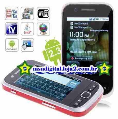 F603  - Smartphone Android 2.3  2,8 polegadas